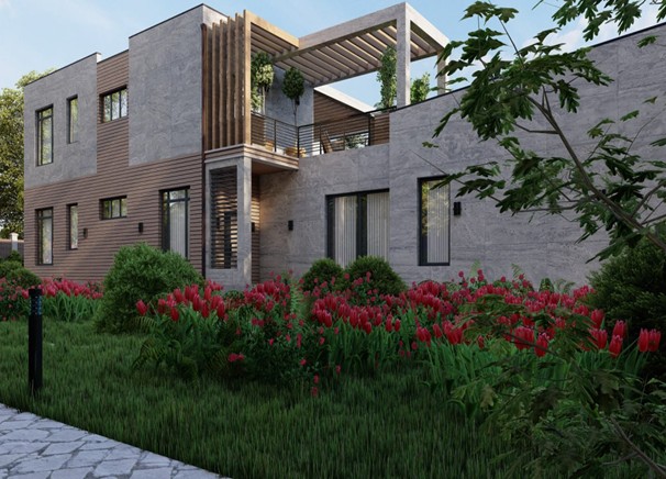 2х этажный дом