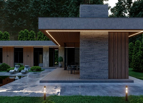 1 этажный дом